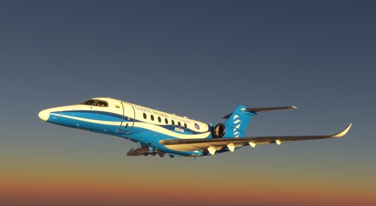 Oceanic Airways presenta la livery para el Textron Aviation Citation Longitude