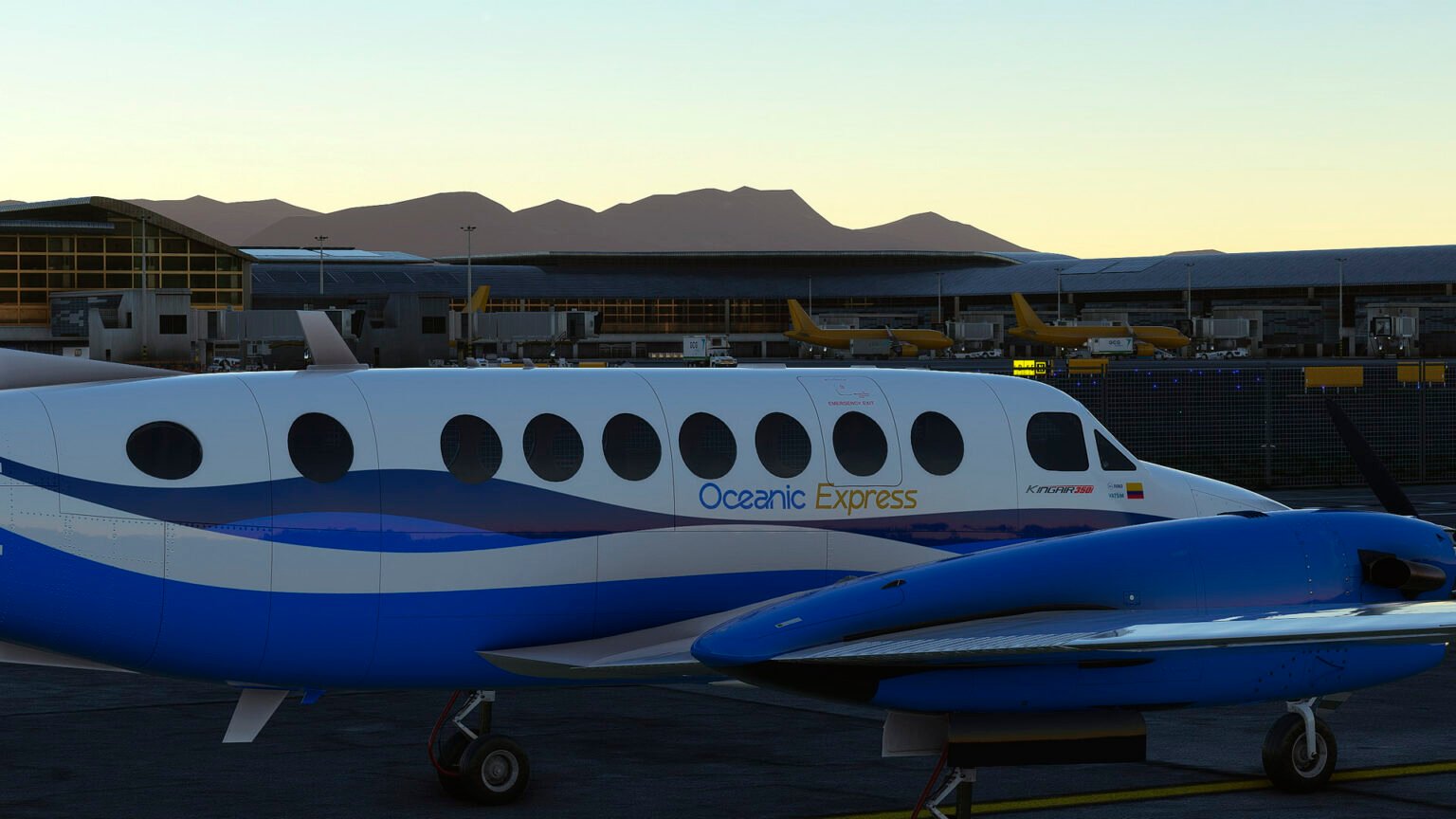 Oceanic Airways presenta su livery para el King Air 350i de Microsoft ...